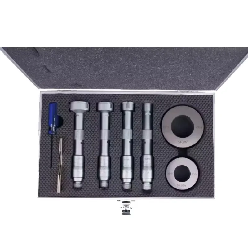 

Tesa Style Three-Point Jaw Micrometer Set 20-40mmx0.005 Metric Inch Size 3 Internal Points