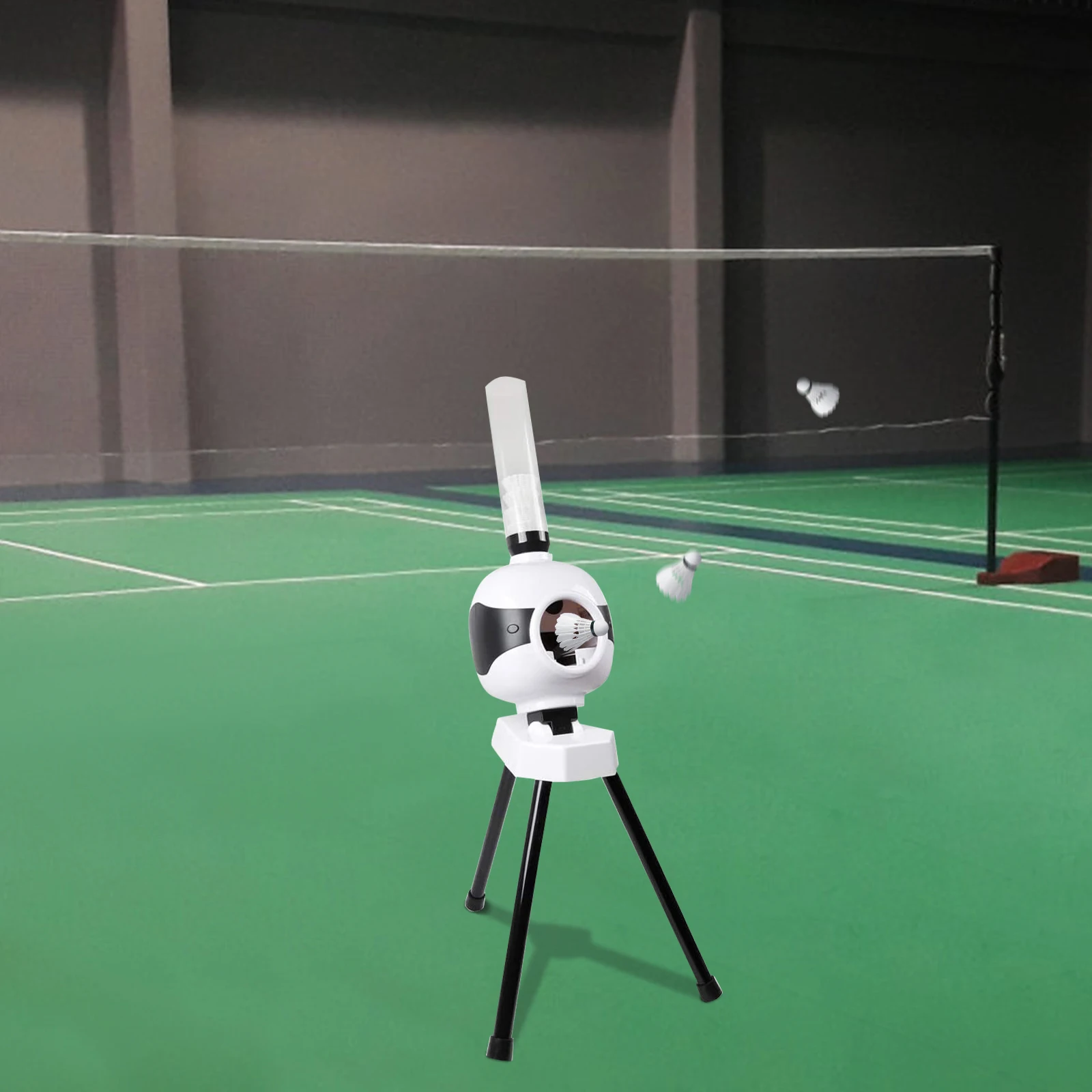 

Portable Badminton Serve Machine, Automatic Badminton Pitching Machine for With Serving Frequency 4-6s / Ball for Practicing