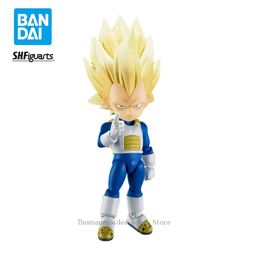

В наличии оригинальная фигурка Bandai S.H.Figuarts Dragon Ball Super Saiyan 3 Vegeta DAIMA 9 см, аниме-модель SHF, коллекционные игрушки