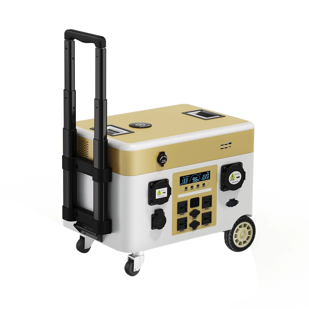 2026 New OEM/ODM Portable Energy Storage Power Supply 3300W3600W Power Station With Solar Panel For Mobile Power Station