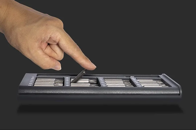 Präzisions-Set, magnetisches Schraubendreher-Set für Laptop-Reparatur, elektrische iPhone-Tri-Wing-Torx-Bits, Computer-Reparatur-Werkzeuge – Detail 1