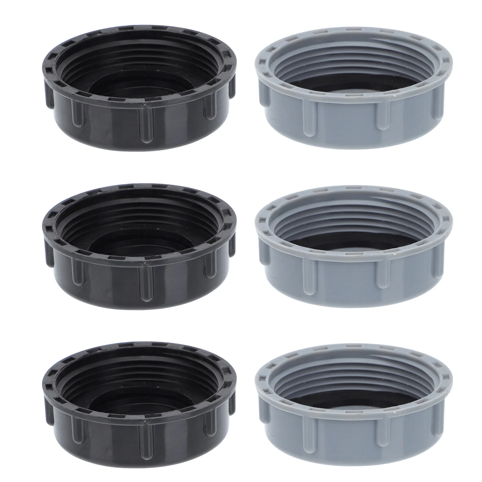 

6 Pcs Drain Pipe Plug Drainer Covers Premium Eco Material Wear Resistant Safe Kitchen Hose End Cap Easy Clean Install
