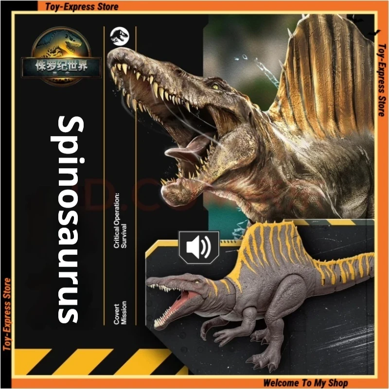Jurassic World dinosaurios juguetes Spinosaurus dinosaurio modelo película figuras de animales niños juguetes coleccionables regalo de cumpleaños