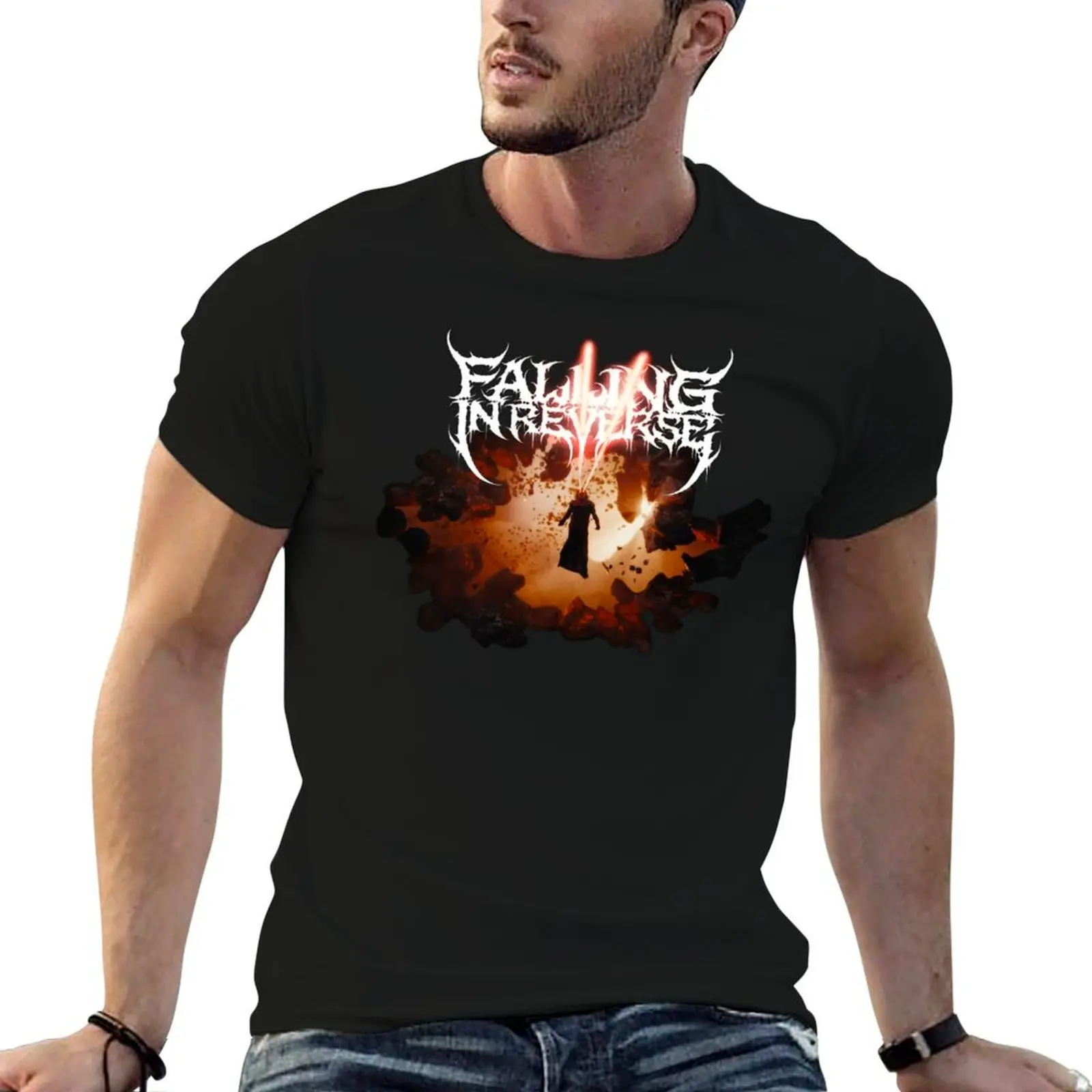 

Falling In Reverse Mad Ronald 2 T-Shirt man t shirt luxury cotton t shirts high quality man t shirt cotton high quality T-shirt