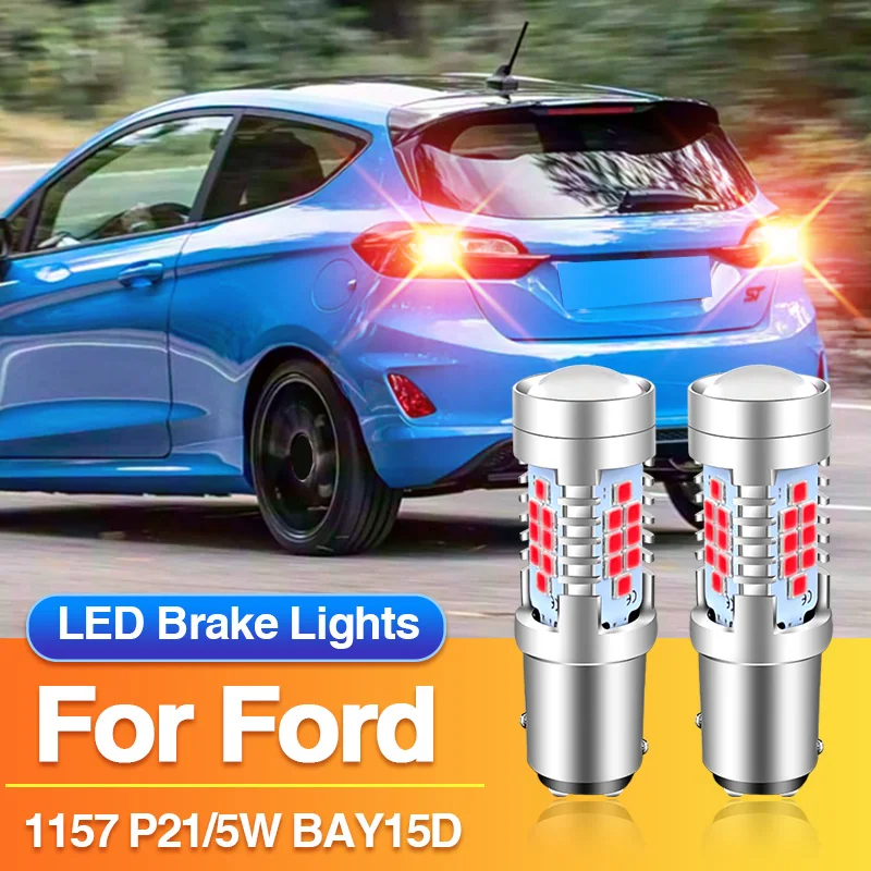 2PCS P21/5W Red Led… - image