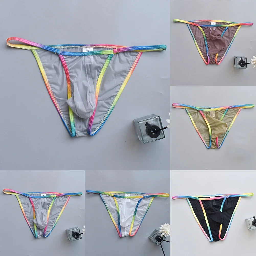 

Home Hotel Low Waist Briefs Basic Low Waist Mesh Shorts See Through Briefs Comfortable Briefs All Seasons Wear