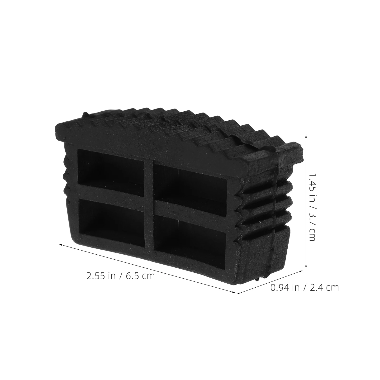 

4pcs Ladder Foot Covers Rubber End Caps Non Slip Stabilizer Replacement Feet Pads Safety Protection Ladder Non Slip Foot Pads