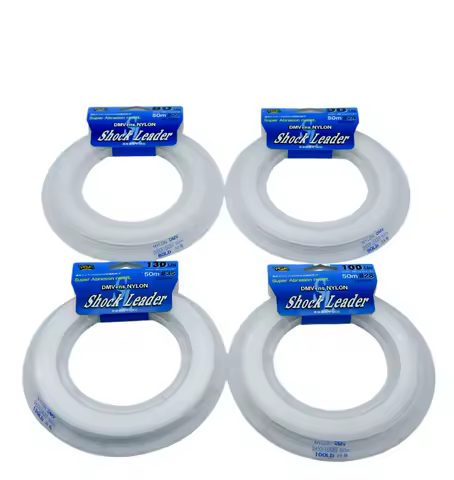 New Japan Original 50M #7---#60 High Stength Nylon Saltwater Bass Tuna Popping Jigging Leader Fishing Line for BIG FISH