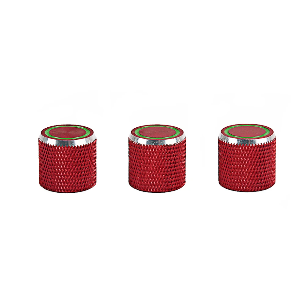 

3pcs Guitar Knobs Tone Volume Control Electric Bass Hardware Premium Metal Durable Easy Install Replacement Parts