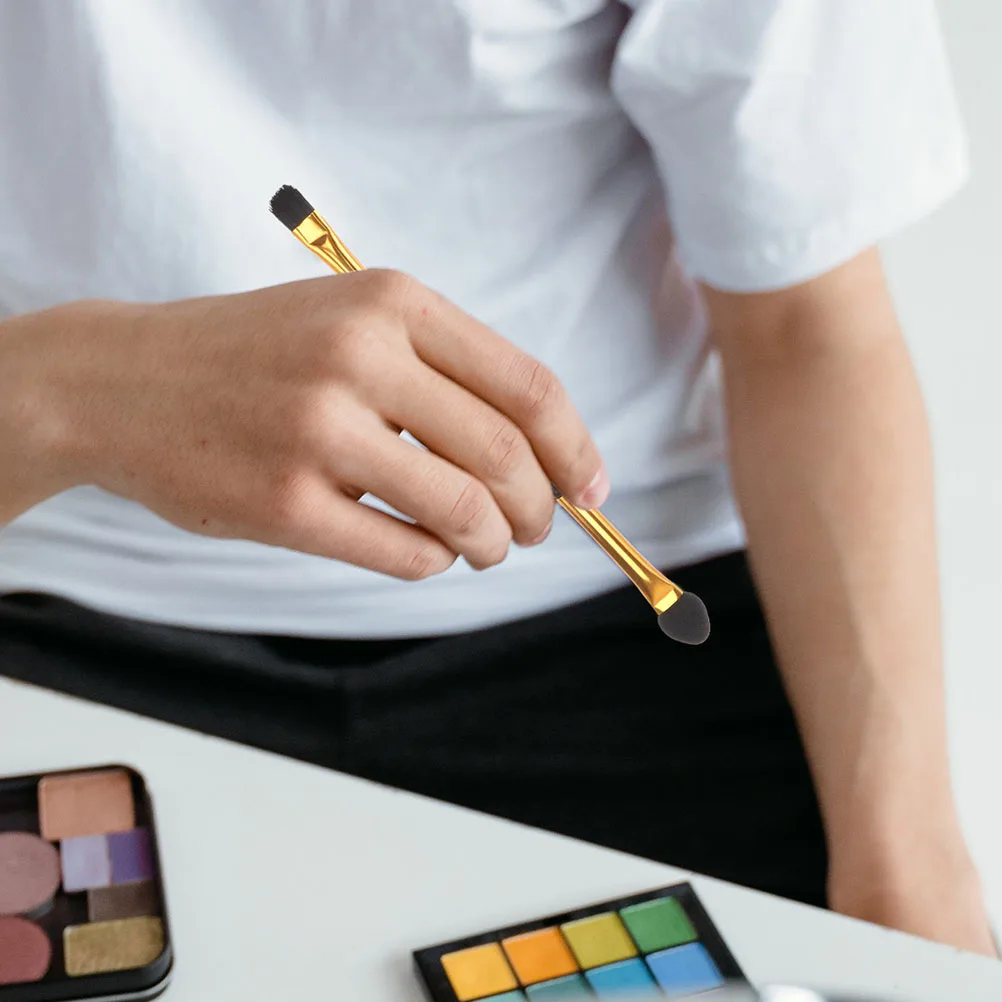 Eyeshadow Brush Set 20Pcs Double Headed Fiber Makeup Tools for Eye Shadow Application Professional Accessory Kit