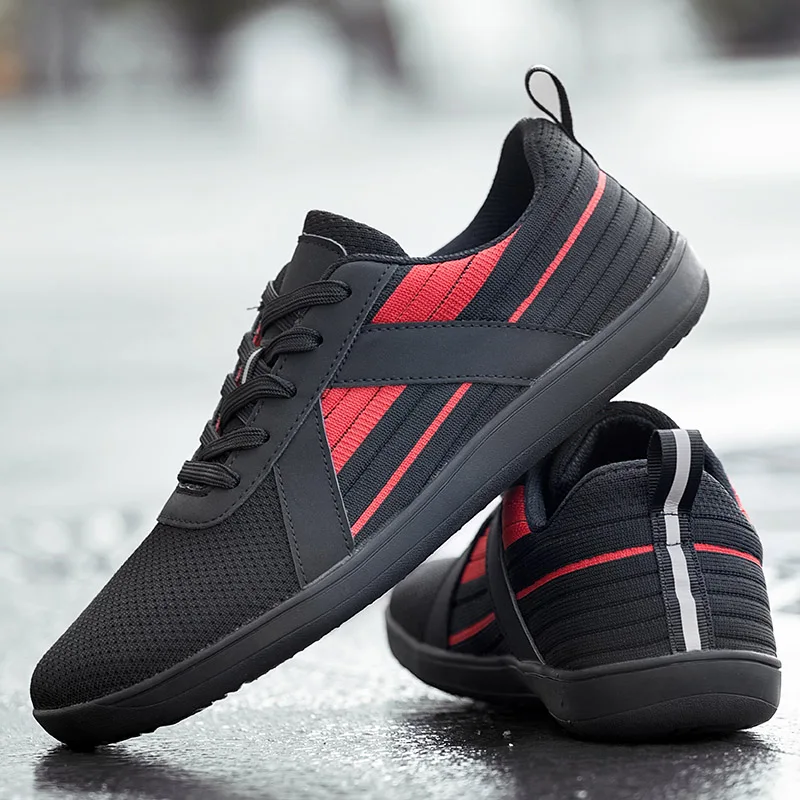 

MAEDEF Men's Shoes Wide Barefoot Shoes Man Casual Sneakers Mesh Breathable Leisure Men Sports Shoe Walking Shoes for Men