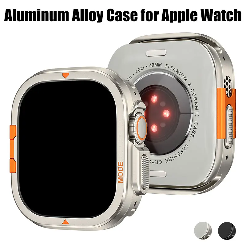 Gehäuse aus Aluminiumlegierung für Apple Watch IWatch 11 10 46 mm, Metall-Uhrenabdeckung, Stoßstange für Ultra3 49 mm Schutzhülle, Uhrenzubehör