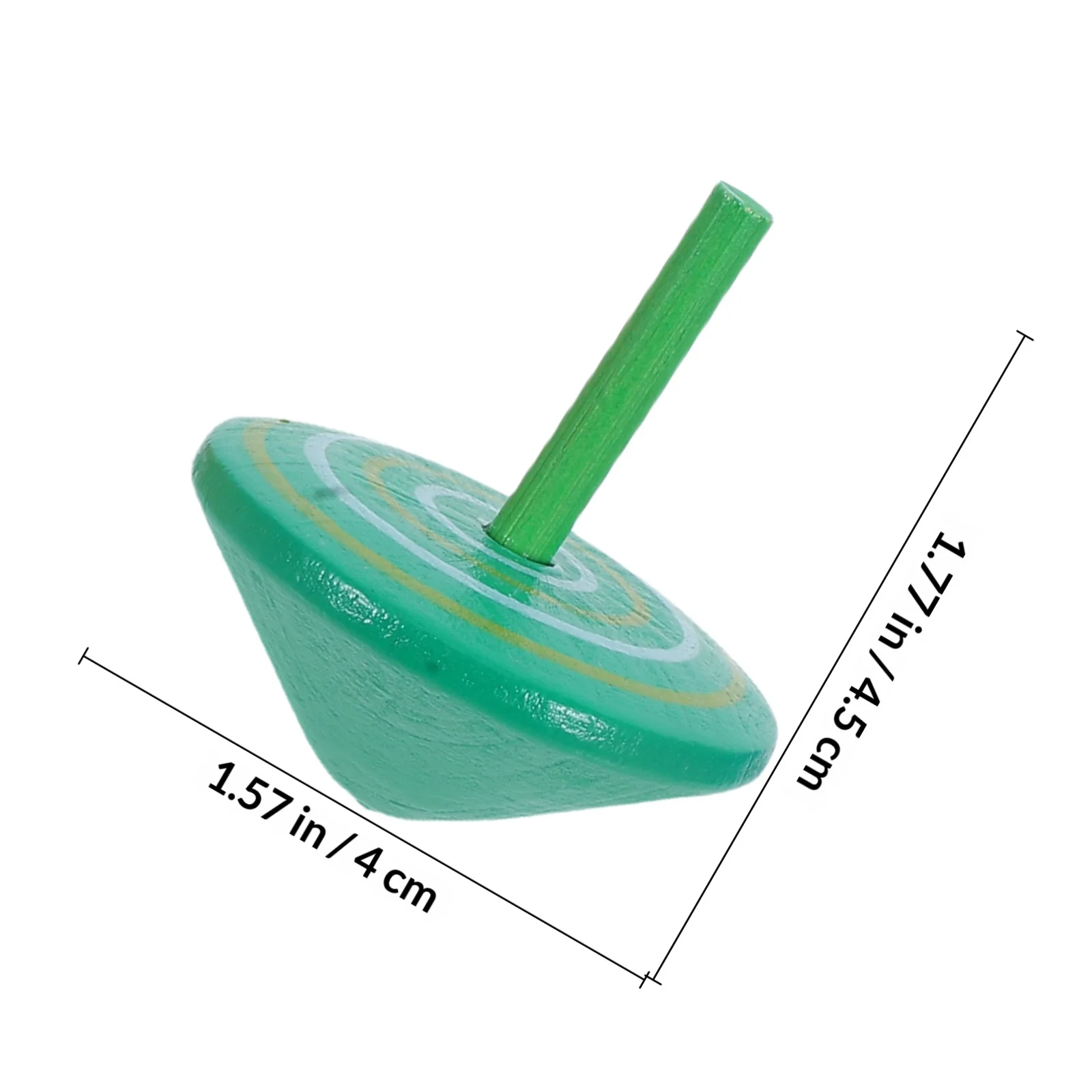 6 pçs pintados de madeira topos brilhante educacional girando jogo mão olho coordenação relaxar topos brinquedo crianças