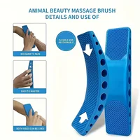 6-in-1 Horse Beauty Brush,Non Slip Grip and Ventilated Design,Suitable for Bathing,Massage and Hair Removal Horse Cleaning Tools 4