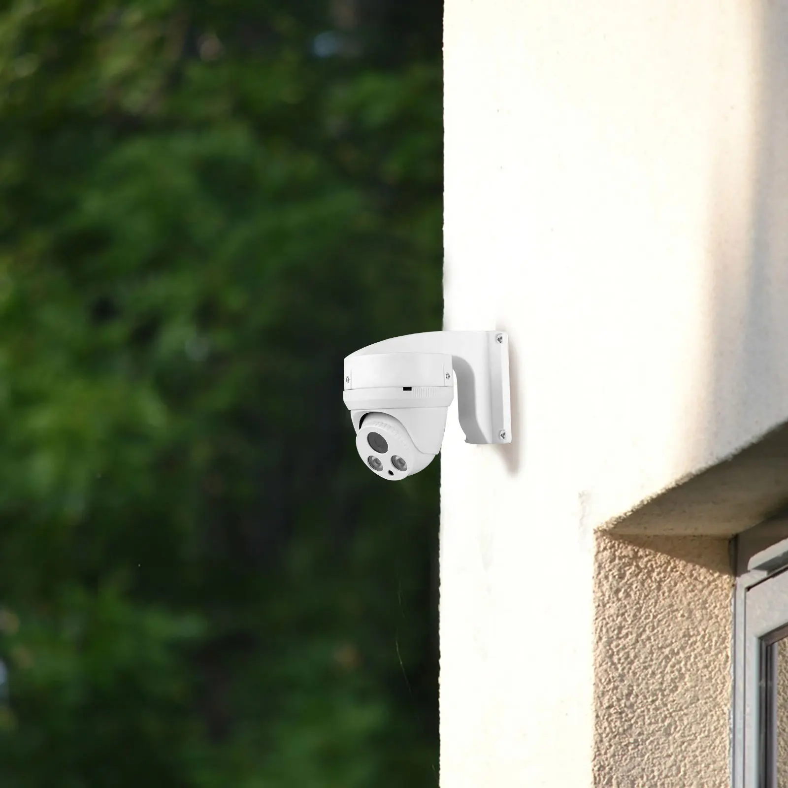 

Dome Bracket 360 Degree Rotation Wall Mount For Security Ip Camera Plastic Mounting Support Bracket Security Camera Rack