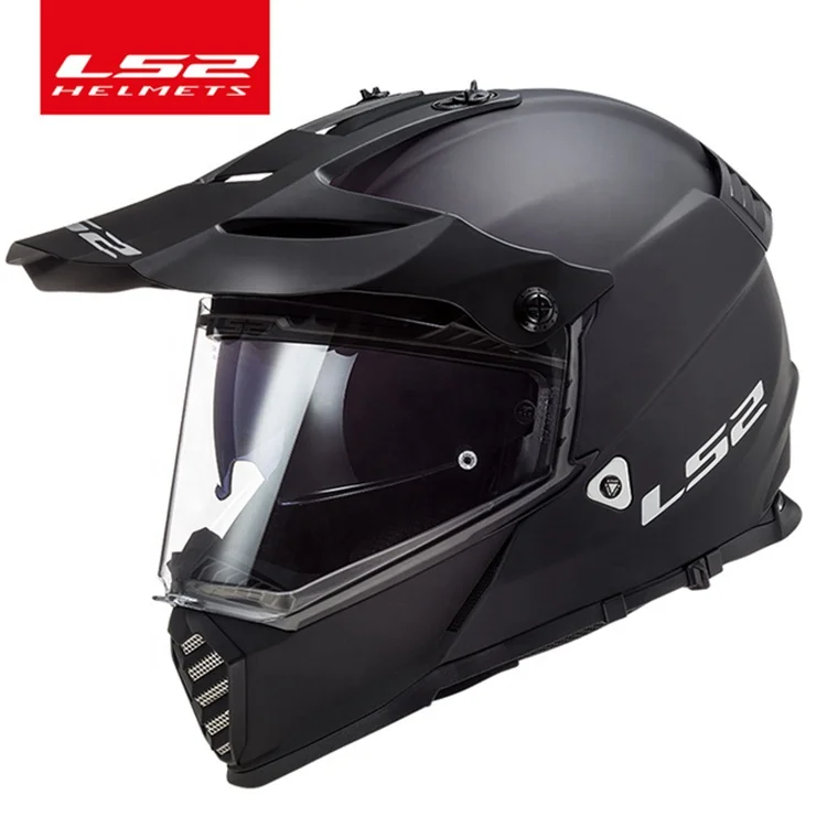 LS2 Double Lens Motocross Off Road Racing Moto Helmet for ATV Dirt Bike Capacete Moto Casco Casque