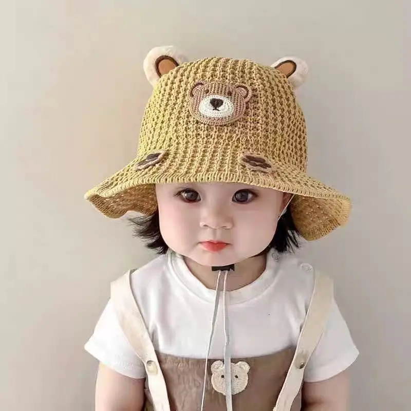 

Children's sun protection hat, summer large brim sun protection hat, boys' fisherman hat, girls' beach hat, sun baby hat