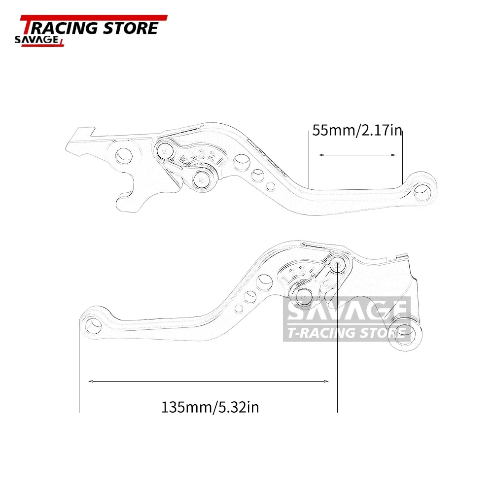 Short Brake Clutch Levers Handles Adjustable For Yamaha MT-03 MT-25 Motorcycle Accessories Handle Hand Control Lever MT 03 25