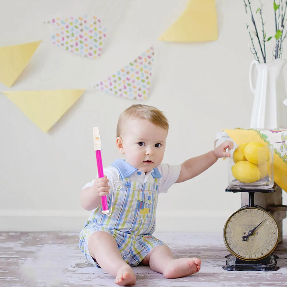2 stuks draagbare schuiffluit voor kinderen Hoogwaardige kunststof constructie Vakmanschap Creatief muziekinstrument voor stress