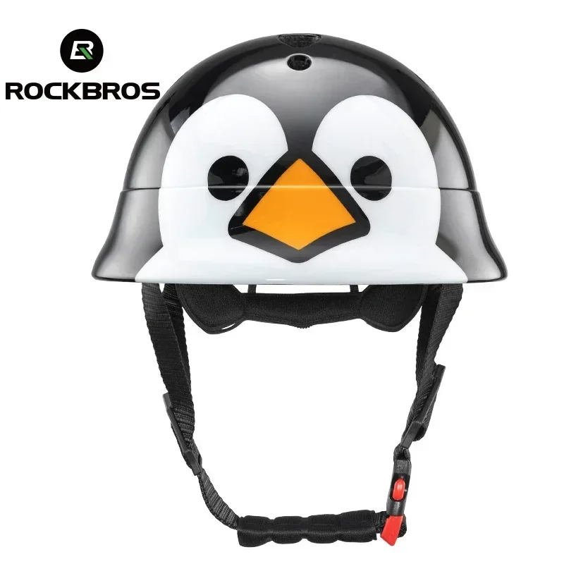 ROCKBROS Safety Child Riding Lightweight Helmet Bike MTB Mountain Road Helmet Adjustable Lovely EPS Skateboard Helmet