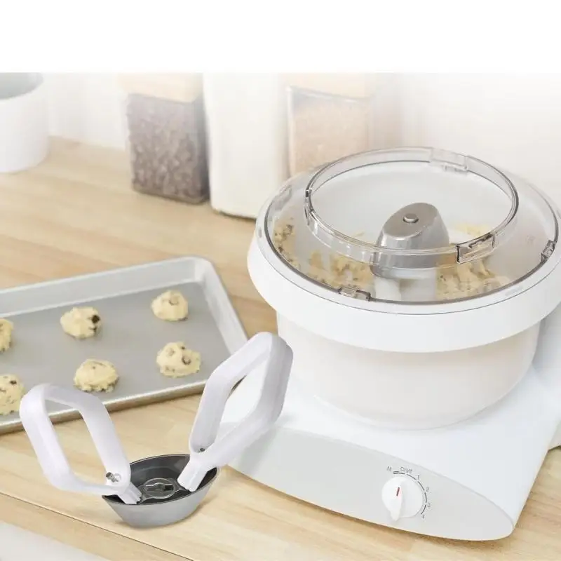 d0ab-2-個クッキーメーカー部品クッキーメーカーパドルプラスチックテクスチャクッキーマシン部品クッキーメーカー生地スターラーに適しています