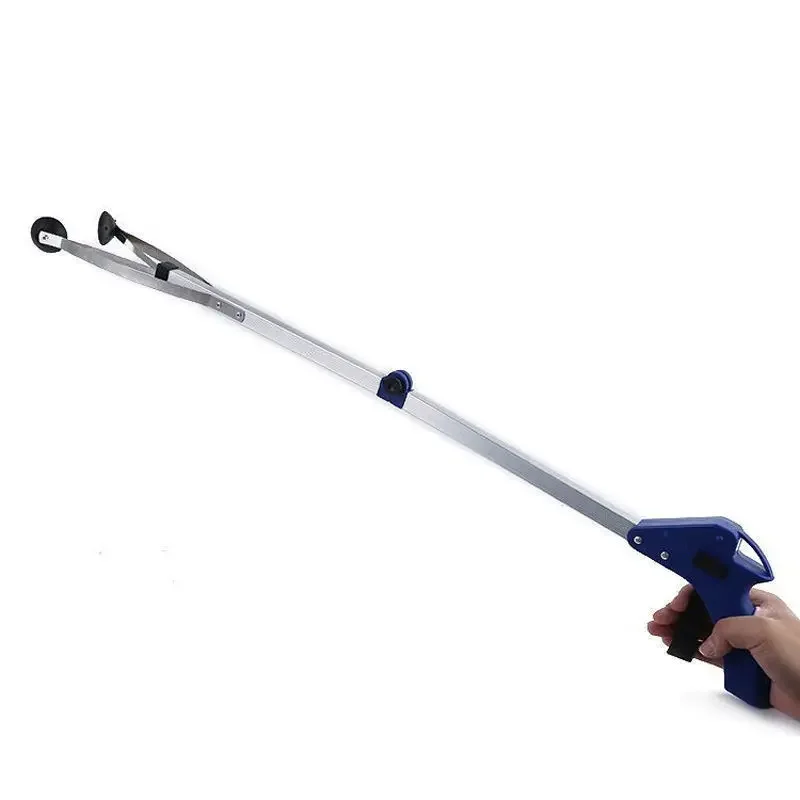 Pick Up Reaching Tool Long Arm Litter Picker Gripper Aluminum Alloy Foldable Garbage Clip Picker For Drop Shiping