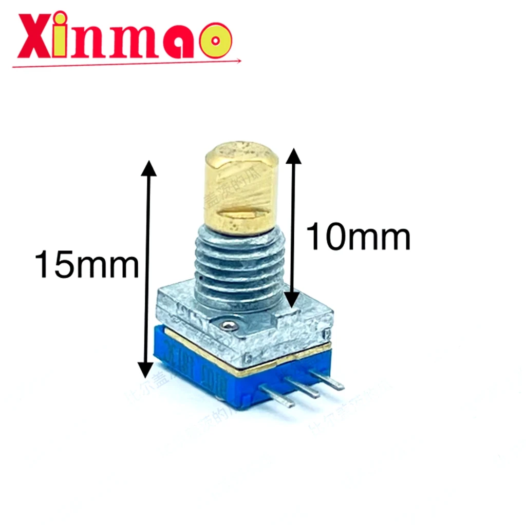 

CTR R08710NO Поворотный потенциометр Запасные части для домофона B10K Длина вала 10 мм