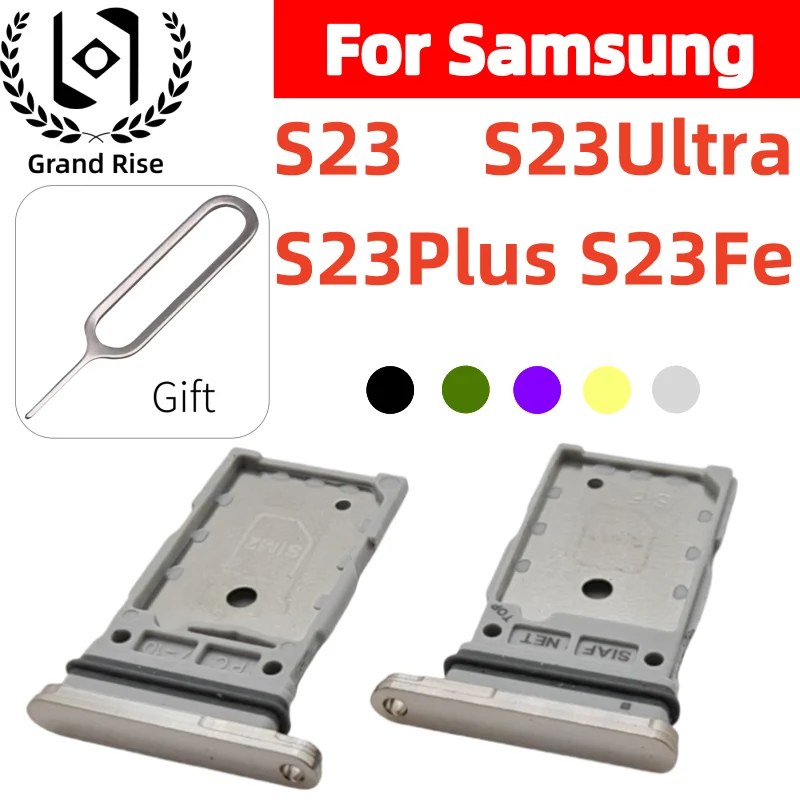 

Лоток для SIM-карты для Samsung Galaxy S23 S23Ultra S23Plus S23Fe, держатель ящика для чипа SIM-карты Micro SD