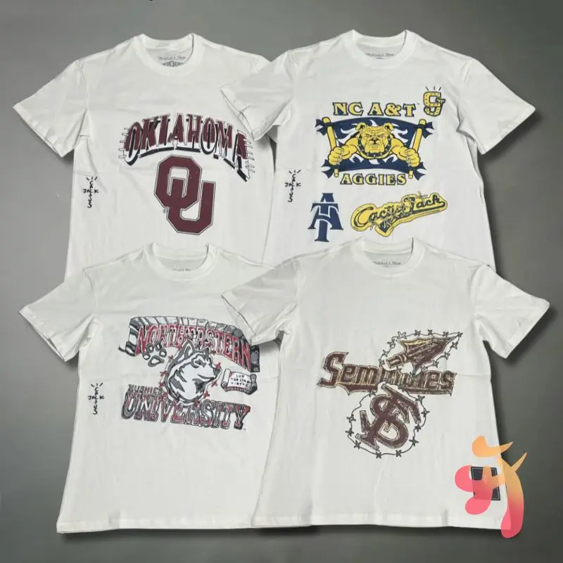 

Летние футболки с мультяшным принтом «Кактус Джек», хлопковые повседневные белые мужские и женские топы высокого качества с круглым вырезом и короткими рукавами