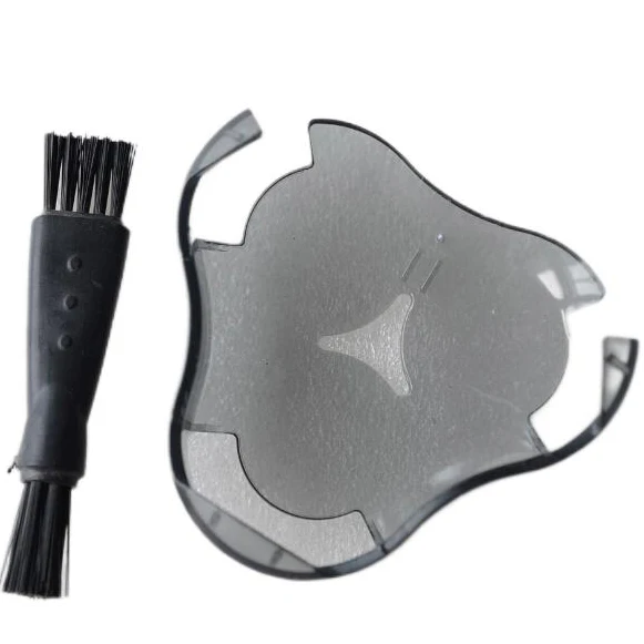 Protector de tapa de protección de cabezal de afeitadora de repuesto y cepillo de limpieza para Philips Norelco RQ11 RQ12 RQ1150 RQ1151 RQ1131 RQ1130 RQ1175