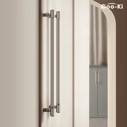 Goo-Ki  ModernTitanium Silver Pull Cabinet Knobs Gold Kitchen Door Handles Drawer Cupboard Door Handle for Furniture Hardware