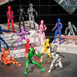 Multi-jointed Movable Robot 3d Printed Mannequin Toys lucky 13 Dummy Figures Game Toys Gift Christmas Decompression Tool
