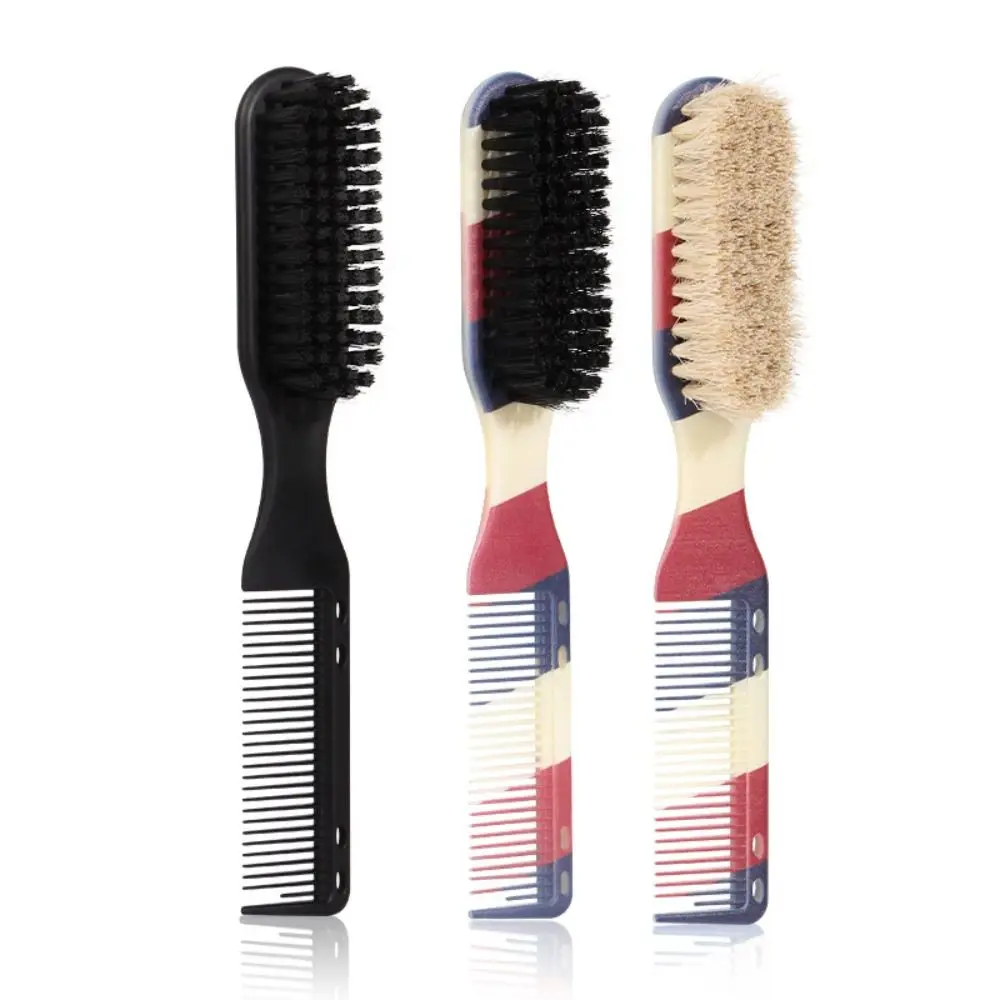 Useful Hair Styling Double-sided Comb Shave Beard Professional Beard Styling Brushes Carving Cleaning Hair Comb