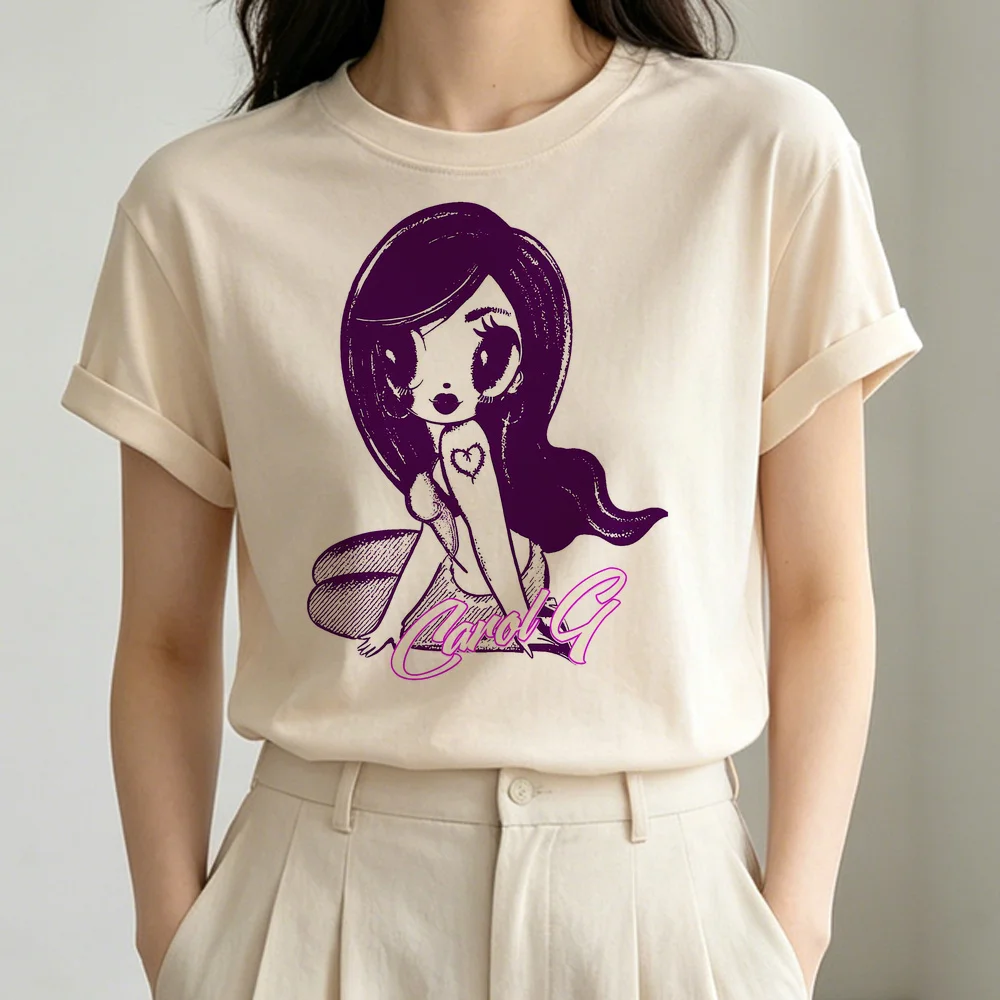 Karol G T-Shirt Teen Dollette 80er Jahre japanisches Meme Baddie T-Shirt Meme Baddie lustige Szene Gothic – Detail 3