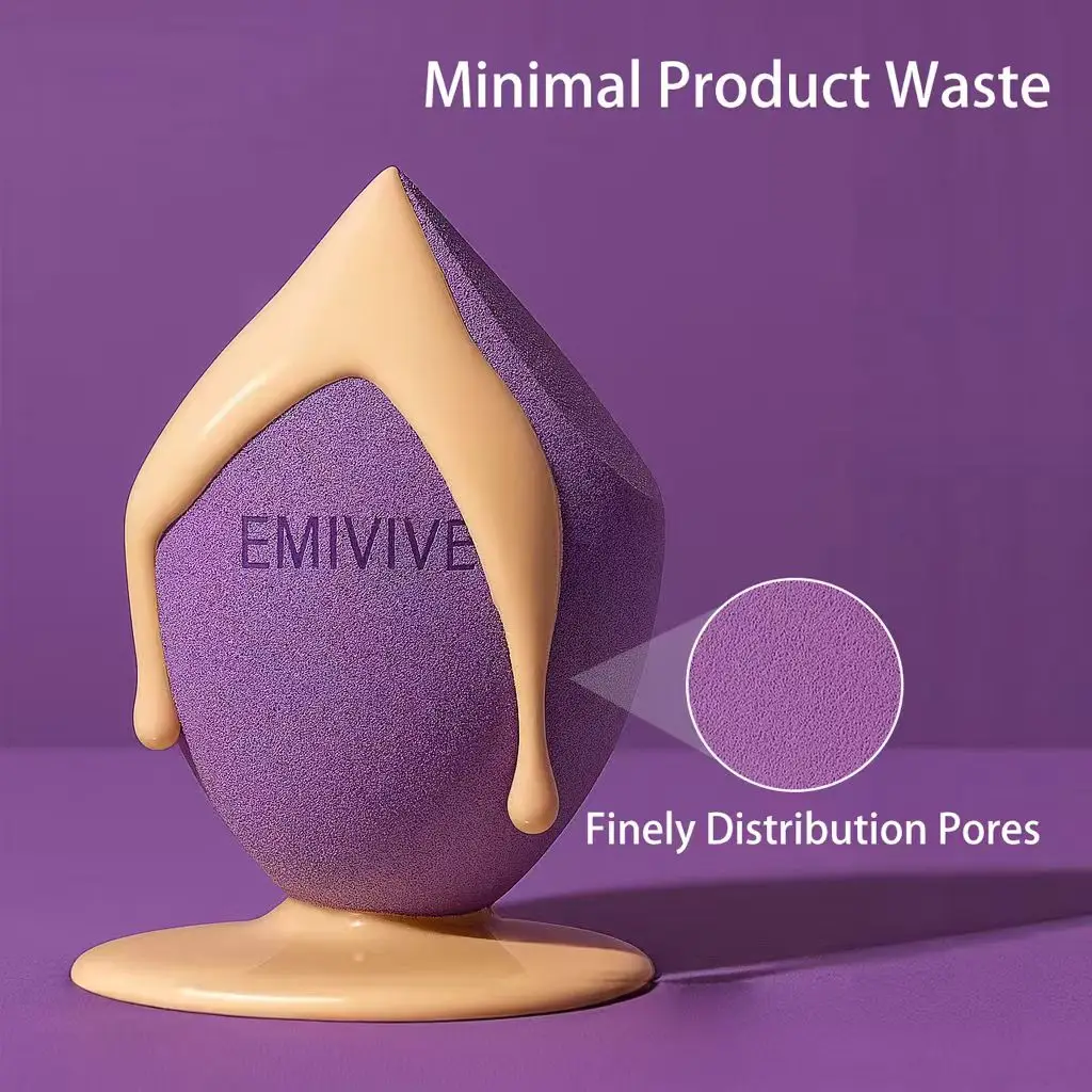 7/12/24 szt. Gąbeczek do makijażu Miękkie kosmetyczne puszki Elastyczne gąbki do makijażu dla idealnego podkładu, korektora, pudru Akcesoria do makijażu