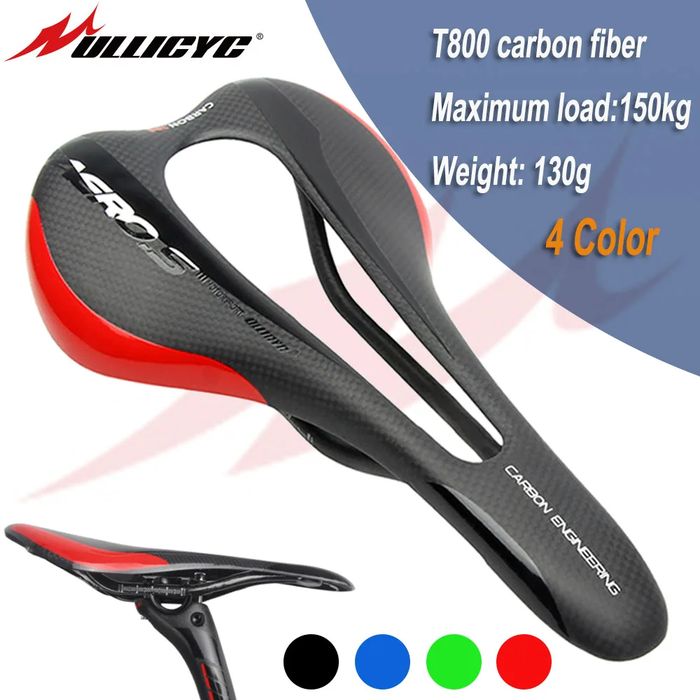 Ullicyc Bicycle Saddle MTB/Road Bike Seat T800 Carbon Fiber Breathable 3K Matte Gloss Men's / Women's   Bicycle Parts Components