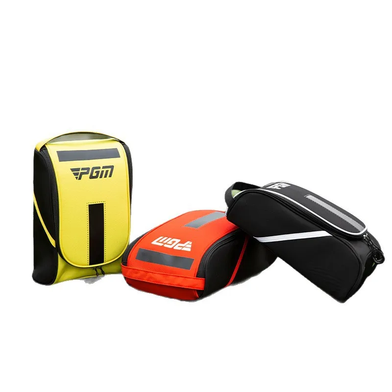 PGM النساء الرجال حقيبة أحذية الجولف المحمولة مقاوم للماء النايلون خفيفة للغاية المحمولة تنفس مع مقبض موضة الرياضة XB005