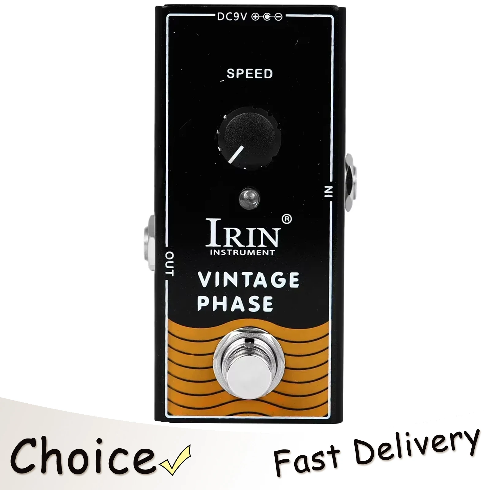

Электрогитарная педаль эффектов IRIN RF-06 Classic Phase: классический фазовый эффект 70-х годов, винтажные эффекты, True Bypass, аксессуары для гитары
