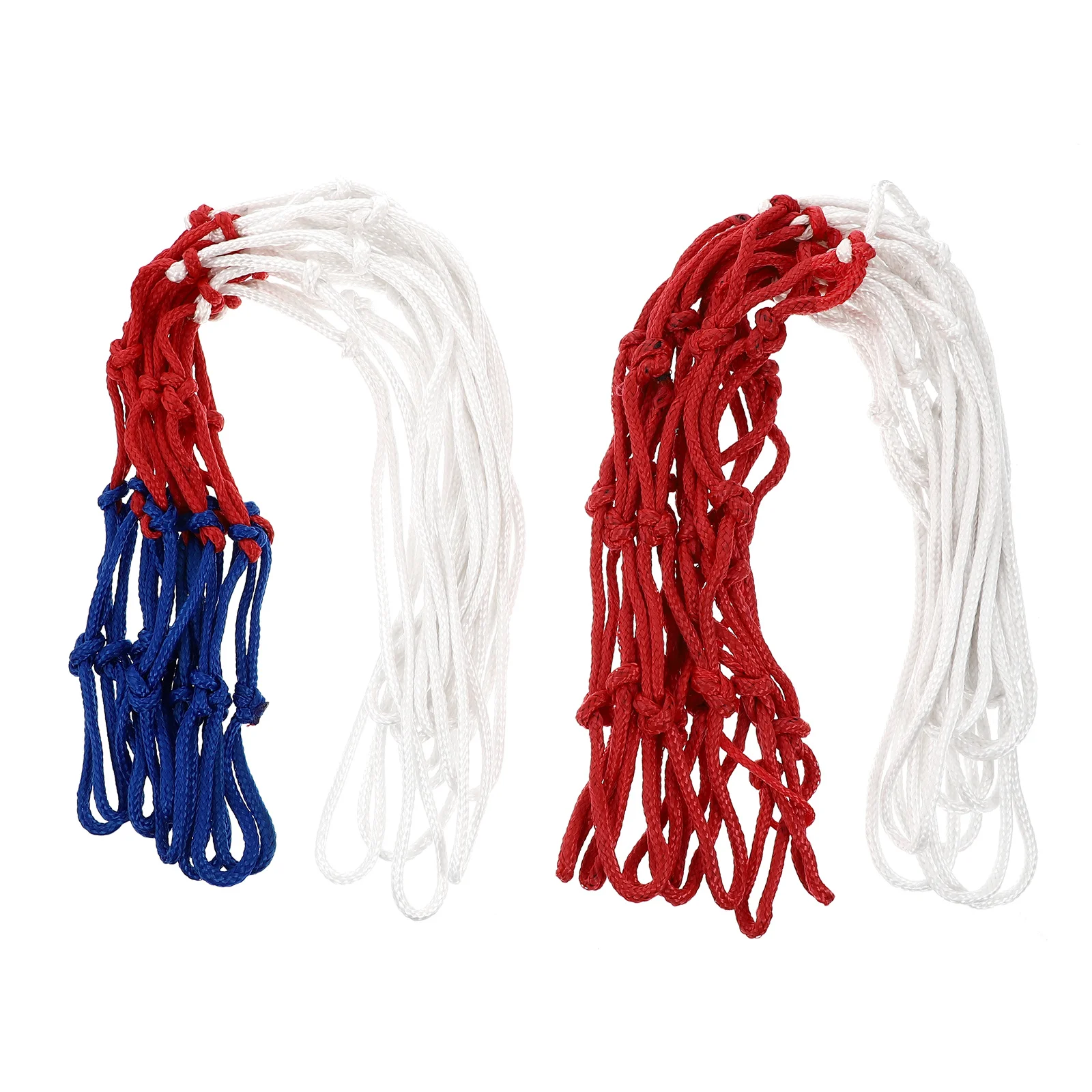 2 шт., баскетбольная сетка для уличной корзины, сетка для мячей, толстая уличная сетка для использования в помещении для парка, кампуса, сетка для мячей, профессиональная