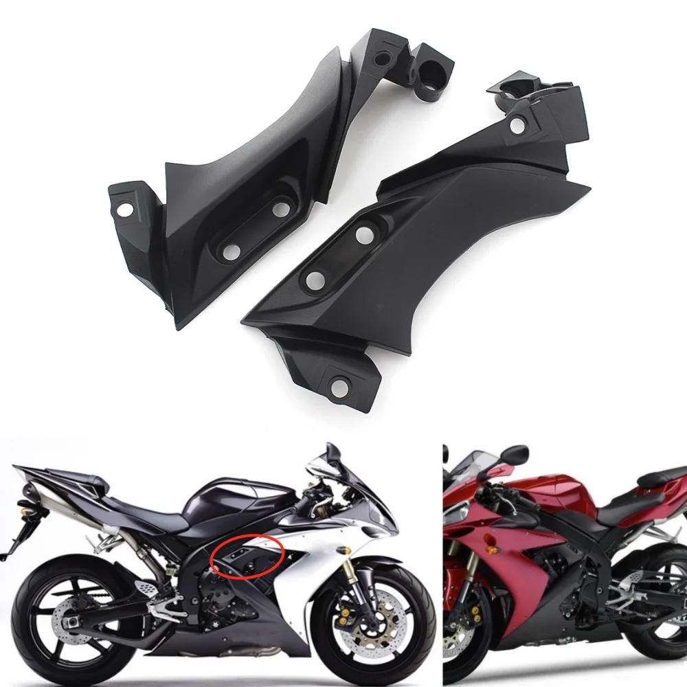 

Motorcycle Side Frame Mid Cover Panel Fairing Cowl Black For Yamaha YZF R1 YZF-R1 YZFR1 2004 2005 2006 Motobike Accessories