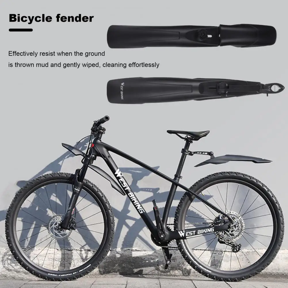 Mountain Bike Mudguard Bike Mudguard Adjustable Angle Mountain Bike Fender with Widened Design for Enhanced