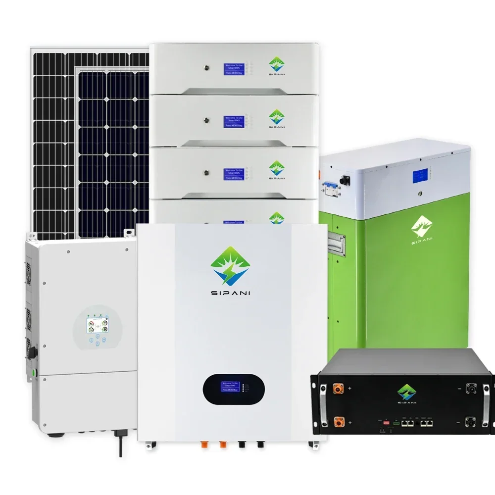 Solar Panel System For Home With Battery Included Solar Panel With Battery Hybrid Solar Inverter 10Kw With Lithium Battery