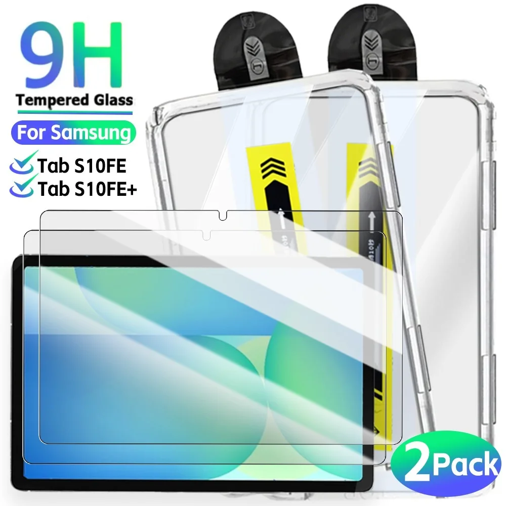

2/1PCS Easy To Install Tempered Glass for Samsung Galaxy Tab S10 FE/FE+ Screen Protectors 9H Hardness Anti-Scratch Tablet Films