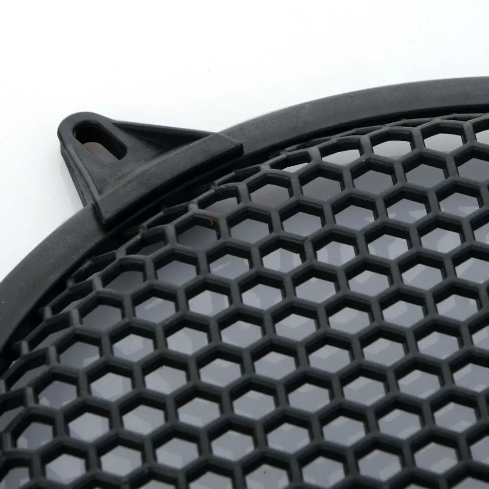 12 Inch Universal Mesh Speaker Cover SubWoofer Plastic Mesh Cover Car Audio Speaker Protect Guard for DIY Home Audio Car Speaker