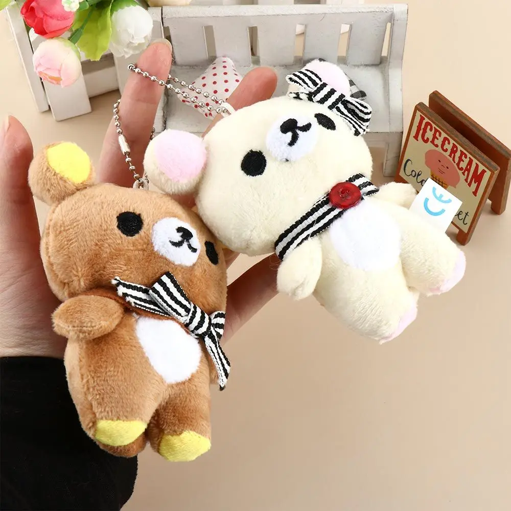 Lover Standing Bear Kawaii Plushie Toy Baby Toy Soft Figure DOLL Bear Plush Stuffed TOY Key Chain Design Pendant