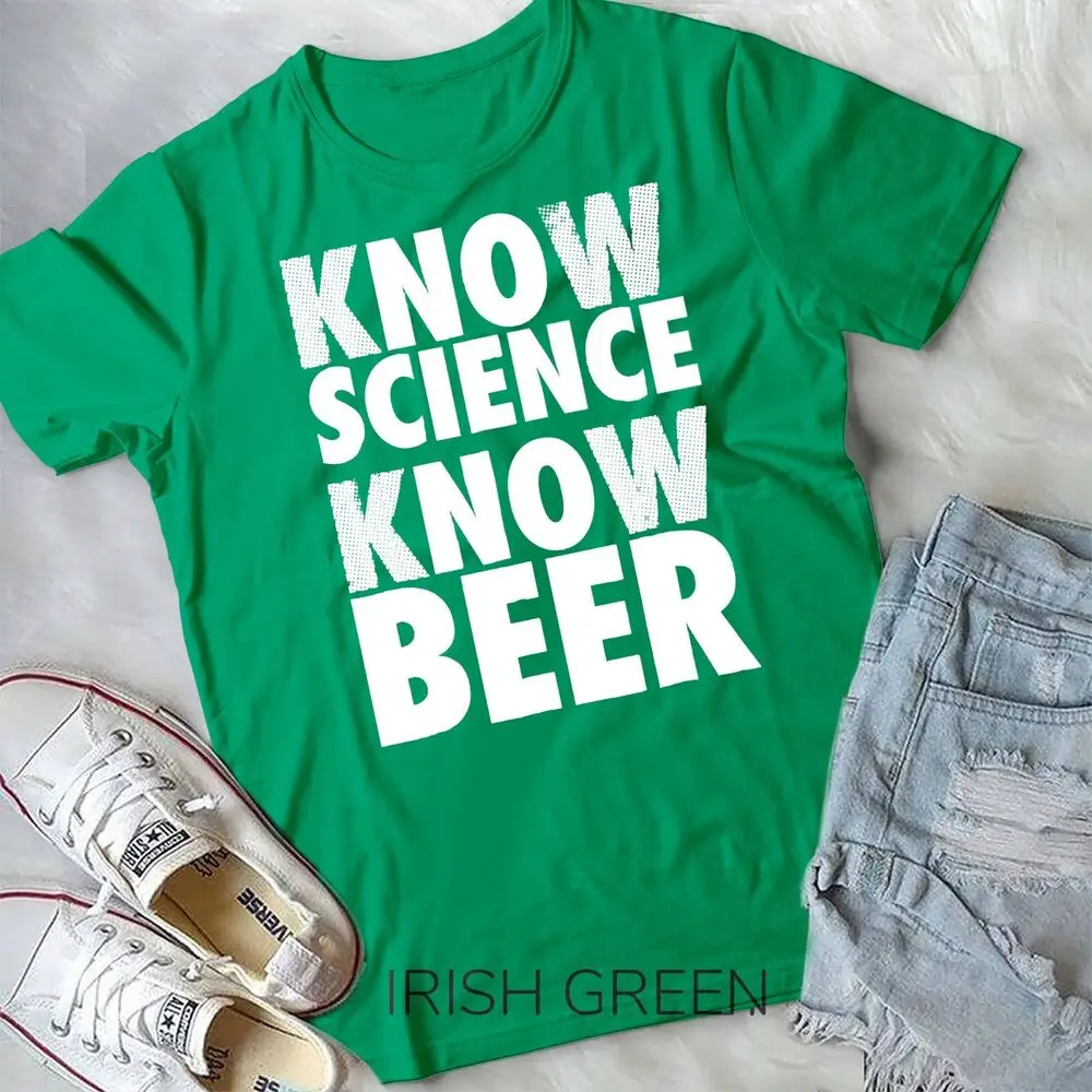 No Science No Beer Funny T-Shirt Gift for Brewer Unisex T-shirt