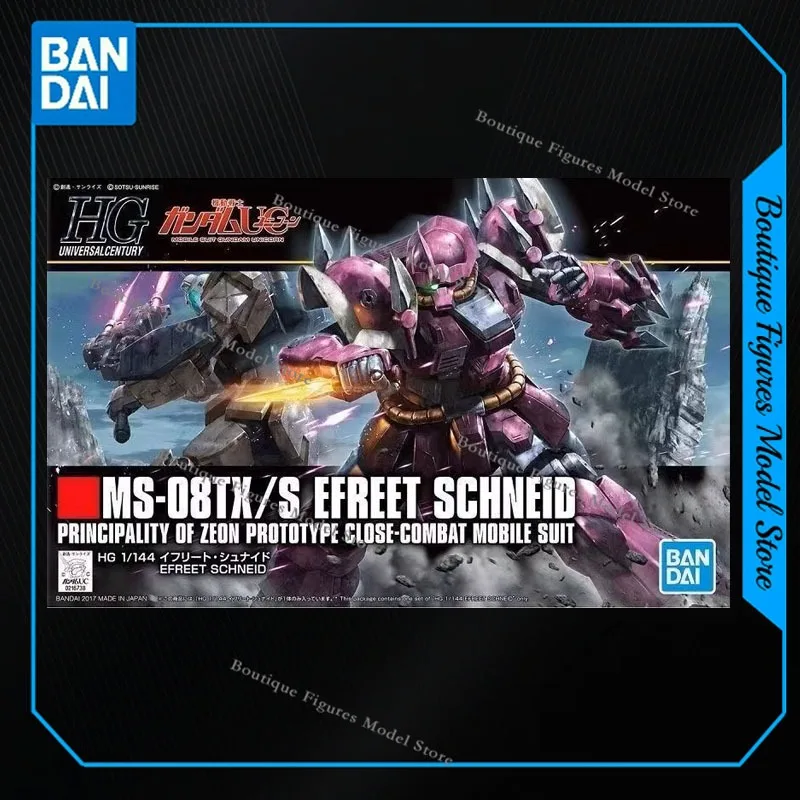 

Bandai Original GUNDAM HG 1/144 MS-08TX/S EFREET SCHNEID Action Anime Figures Assembly Model Collection Gift Kids Toys