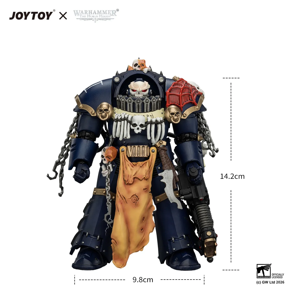 [IN STOCK]JOYTOY Warhammer 30K 1/18 Action Figure Night Lords Contekar Terminator 3PCS Model