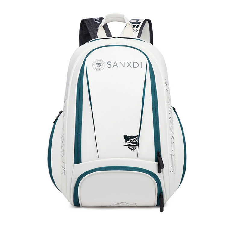 2026 SANXDI حقيبة مضرب التنس الرجال النساء بولي PU تنس الريشة تنس ظهره الأحذية مقصورة باديل الاسكواش Pickleball للجنسين حقيبة التنس #5