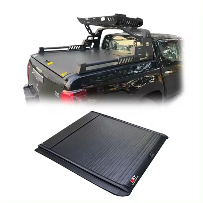 

Aluminum Retractable Pickup Tonneau Cover Truck Bed Roller Lid Tonneau Cover for Mitsubishi-Triton/L200